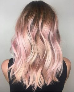 Rose gold hair - DooWop Fremantle